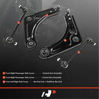 Set of 4 Front Control Arms with Ball Joints for Ford Escort (1991–1997)