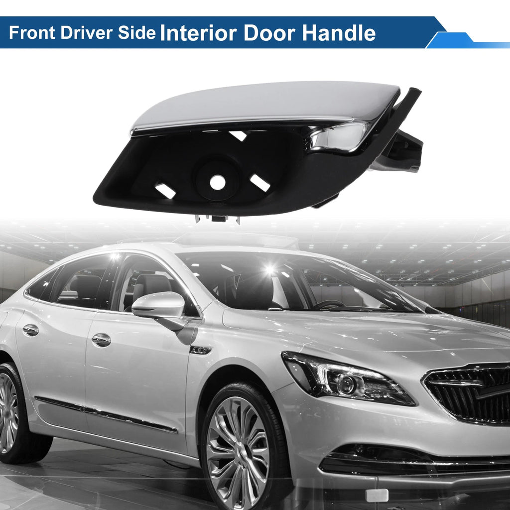 Front Passenger Side Interior Door Handle for Buick Lacrosse (2009–2014) Black Chrome
