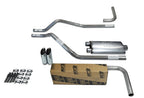 2.5" Dual Exhaust Kit for GMC Jimmy (2000–2004) - Borla Pro XS Slash Tip