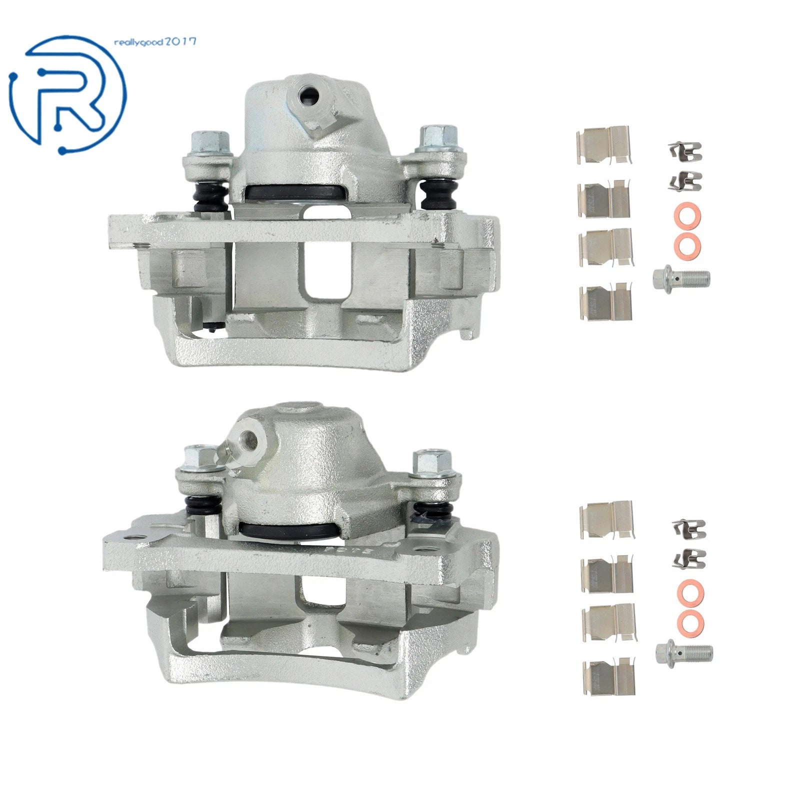 2X Rear Brake Caliper w/ Bracket for Toyota 4Runner Sequoia Lexus GX460 GX470