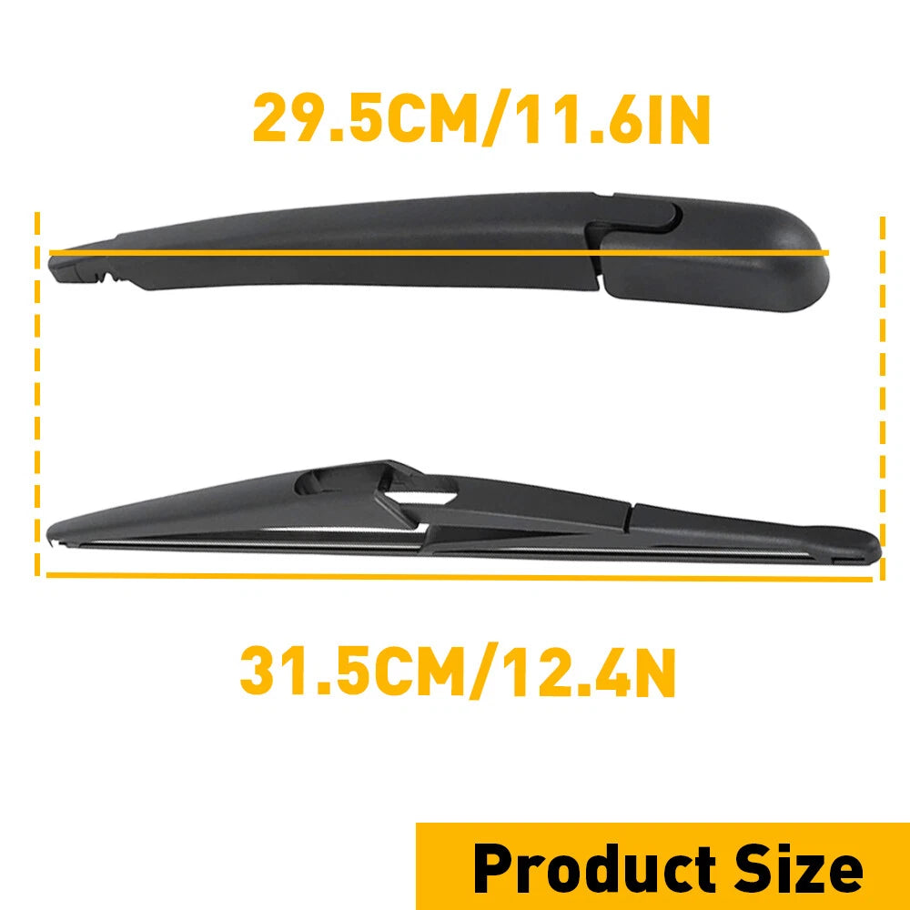 Rear Window Wiper Arm & Blade Kit for Nissan Rogue (2008–2013)