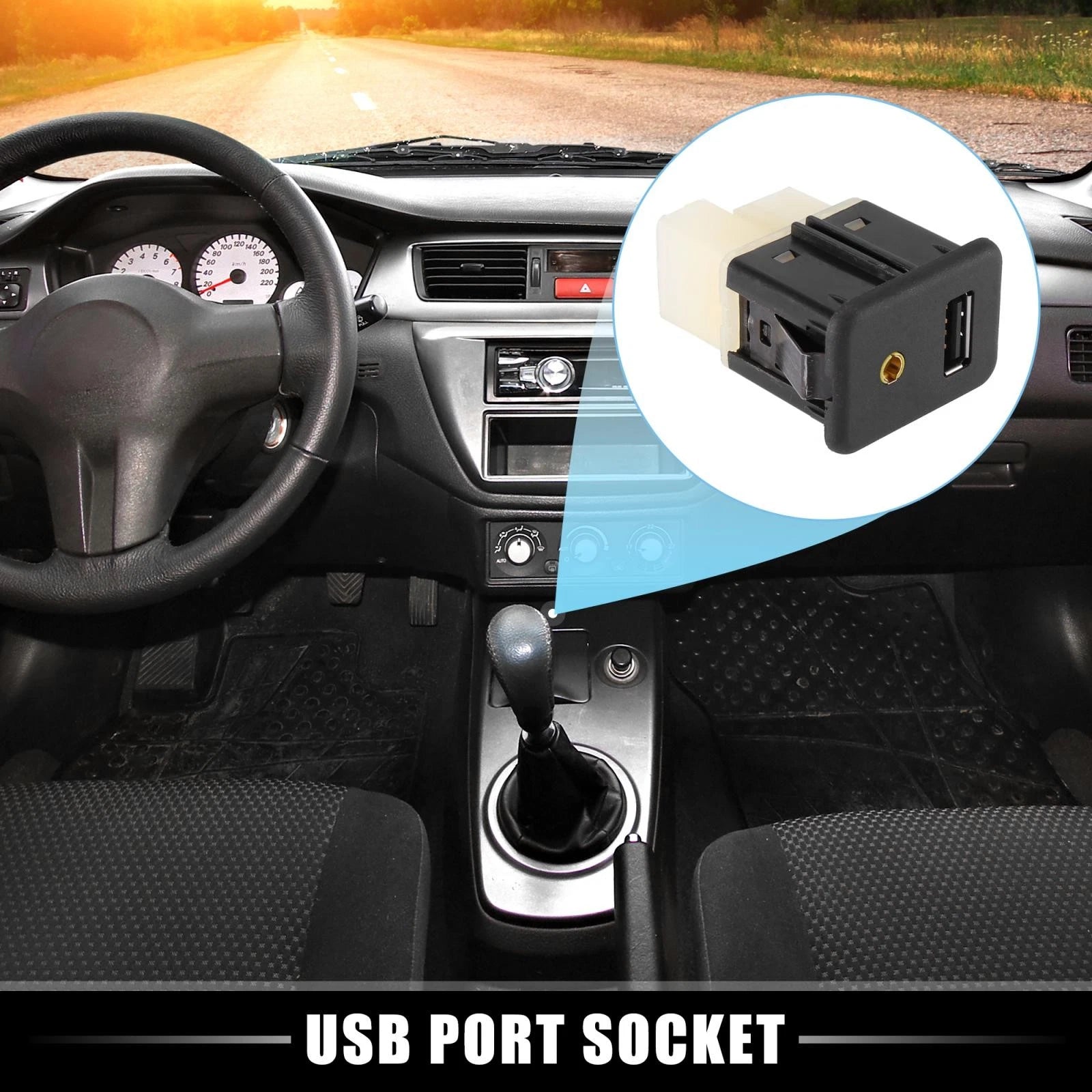 USB Port Socket Assembly for Chevrolet Sonic Trax Spark EV (2014–2016) 95224941
