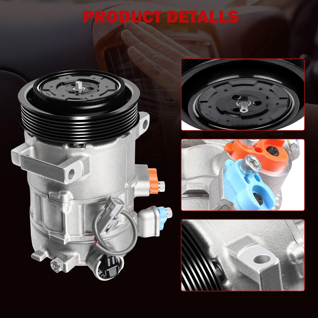 A/C Compressor for Jeep Compass (2009-2016) & Dodge Caliber (2009-2012)