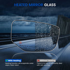 Passenger Side Rearview Mirror Glass for Honda Accord (2008-2012)