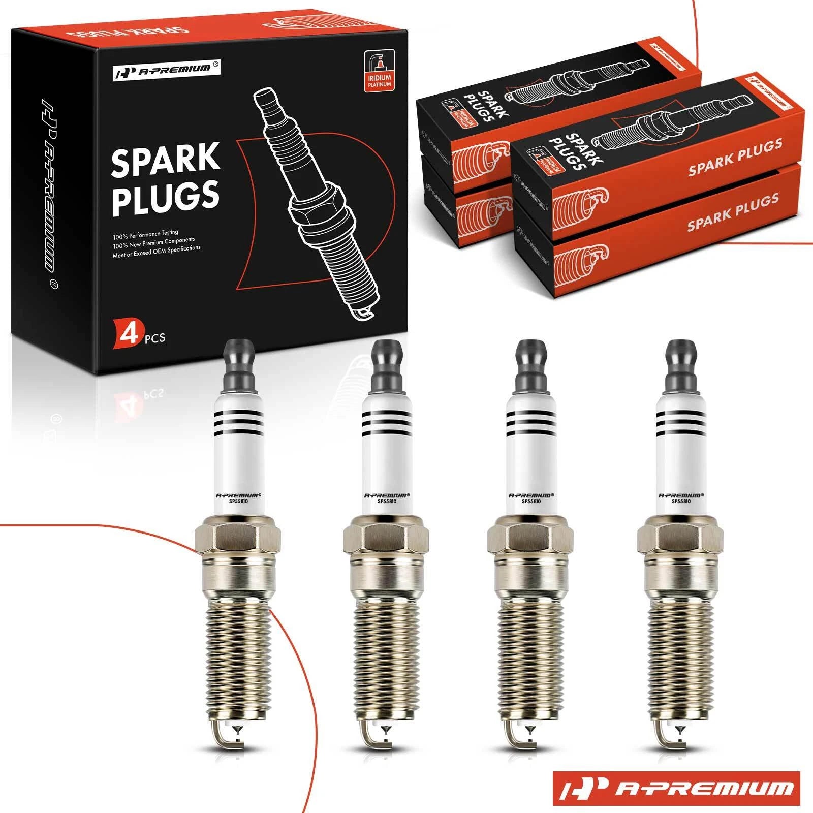 Iridium and Platinum Spark Plugs for Chevy Malibu and Cobalt (2004–2006)