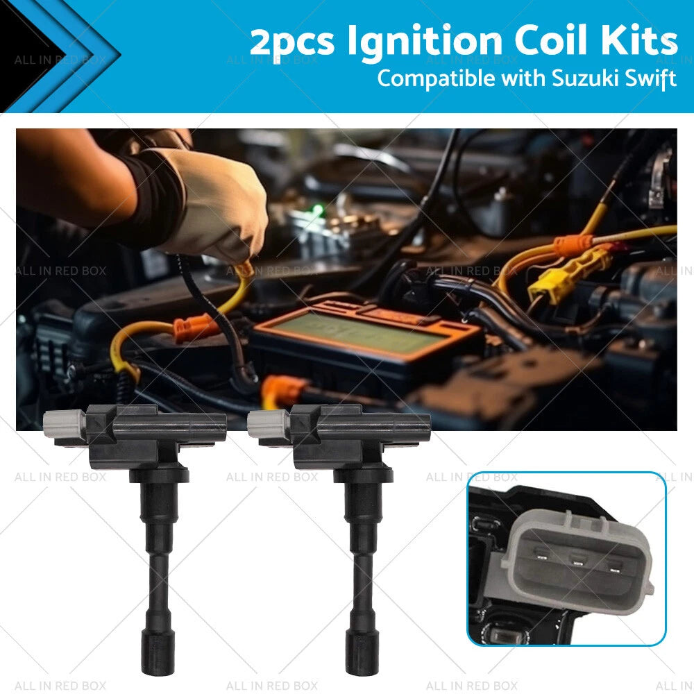2X Ignition Coil for Suzuki Swift 1.5L RS415 EZ ZC ZD HT M15A (2004–2010)