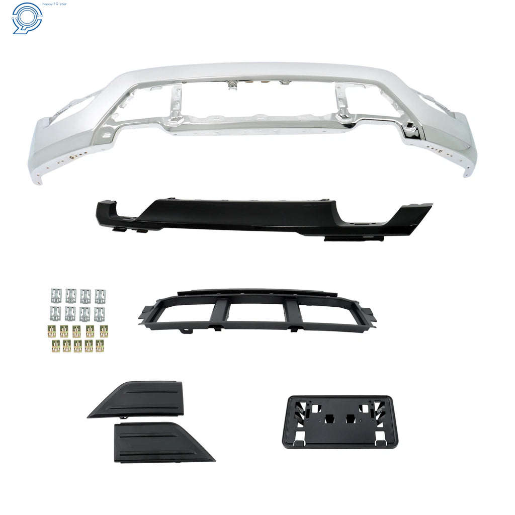 Front Bumper Face Bar for Ford F-150 (2021–2023) Steel, 6PCS