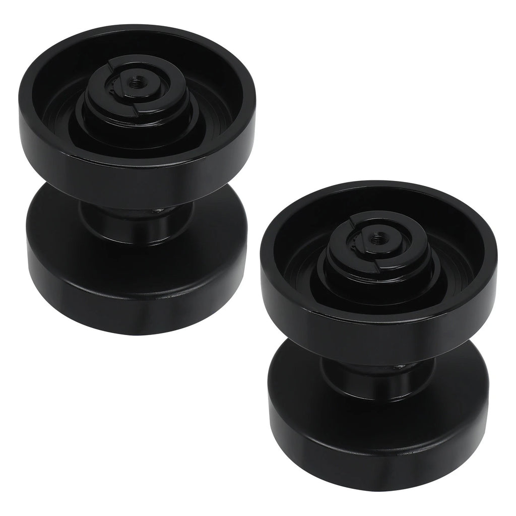 2pc Bottom Roller for Takeuchi TL130 TL230 (2005–2015) Steel Black