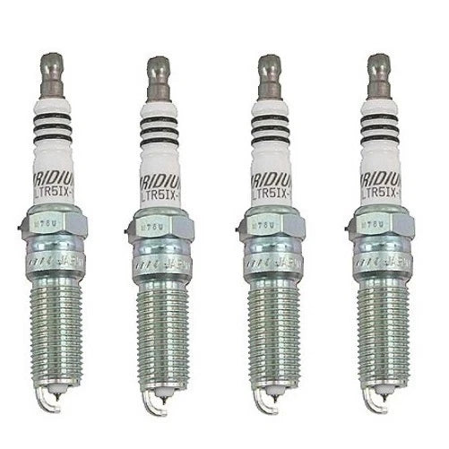 Set of 4 NGK Iridium IX Spark Plugs LTR5IX11 #4344 for