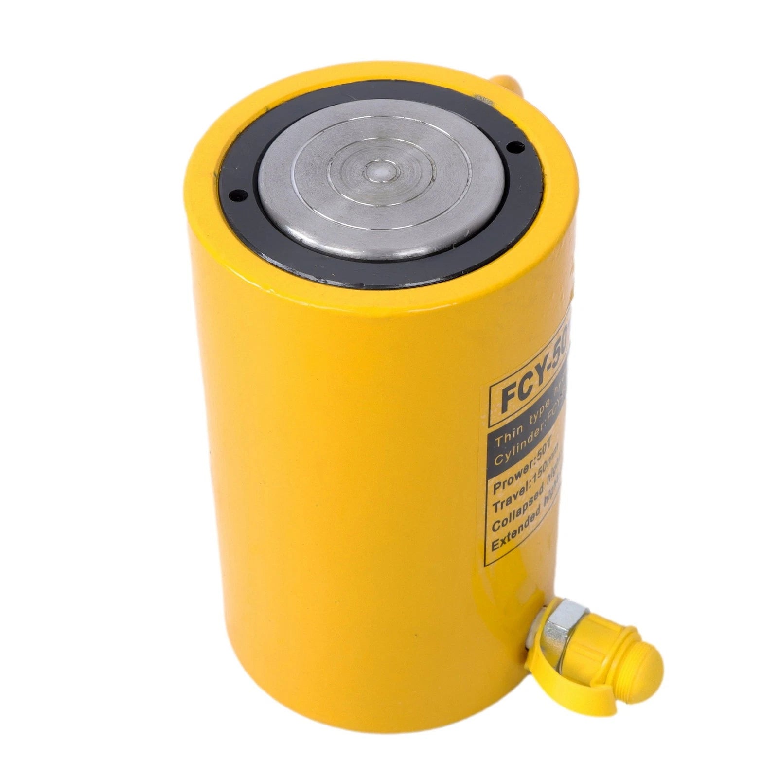 Hydraulic Ram Cylinder Jack for Heavy Equipment (50 Ton, 6 Inch Stroke)
