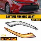 LED Daytime Running Fog Lights for Toyota Corolla (2020–2023) DRL H