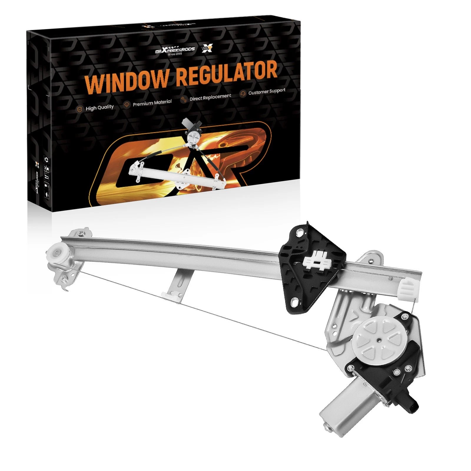 Power Window Motor & Regulator for Honda Fit (2009–2014) Front Left 751621
