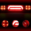 Dual 3D LED Bar Third Tail Brake Light + Cargo Lamp for Dodge Ram (2002–2009)