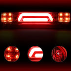 Dual 3D LED Bar Third Tail Brake Light + Cargo Lamp for Dodge Ram (2002–2009)