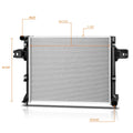 Aluminum Radiator DPI-13181 for Jeep Grand Cherokee (2007–2010) 3.0L Turbo Diesel