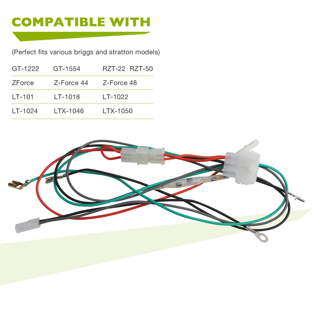 Wire Harness for Briggs & Stratton RZT50, RZT22, LTX1046, 48, 44 (2003–2023)