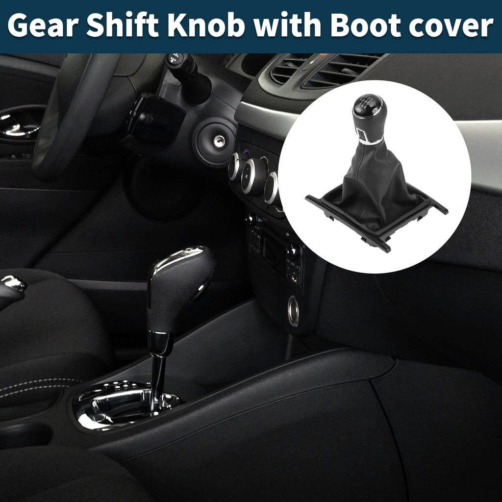 6 Speed Gear Shifter Knob with Cover for Volkswagen Amarok (2010–2016)
