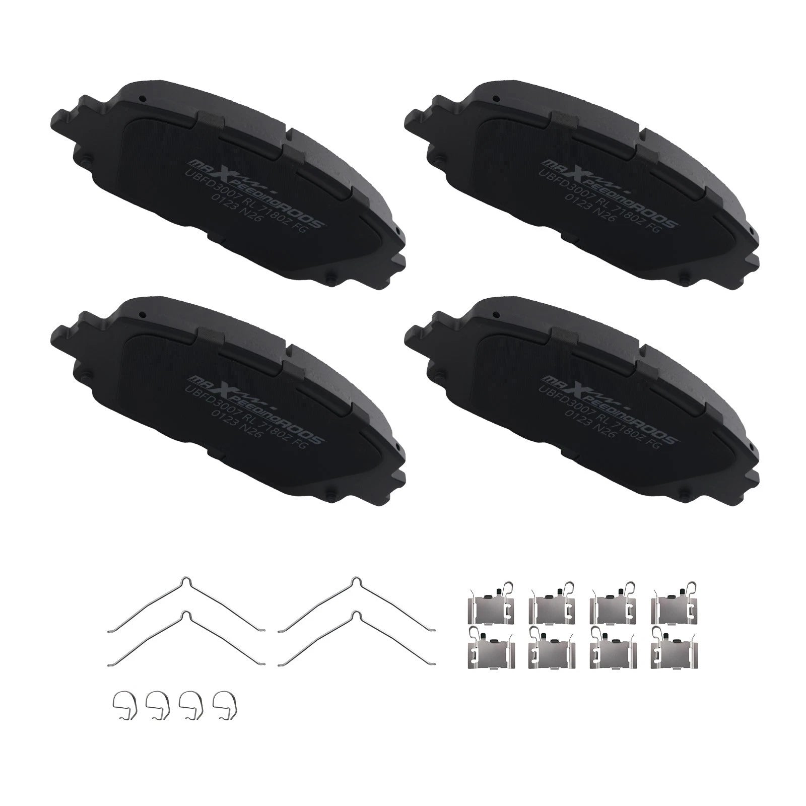 Set of 4 Front Ceramic Brake Pads for Lexus UX200 UX250h (2019–2024)