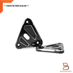 Black Aluminium Headlight Mounting Plate for Honda Monkey Z125 (2018-2024)