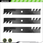3 Deck Blades for John Deere LA145 LA155 LA165 X140 X165 Z245 Z25 GY20852 GX21784