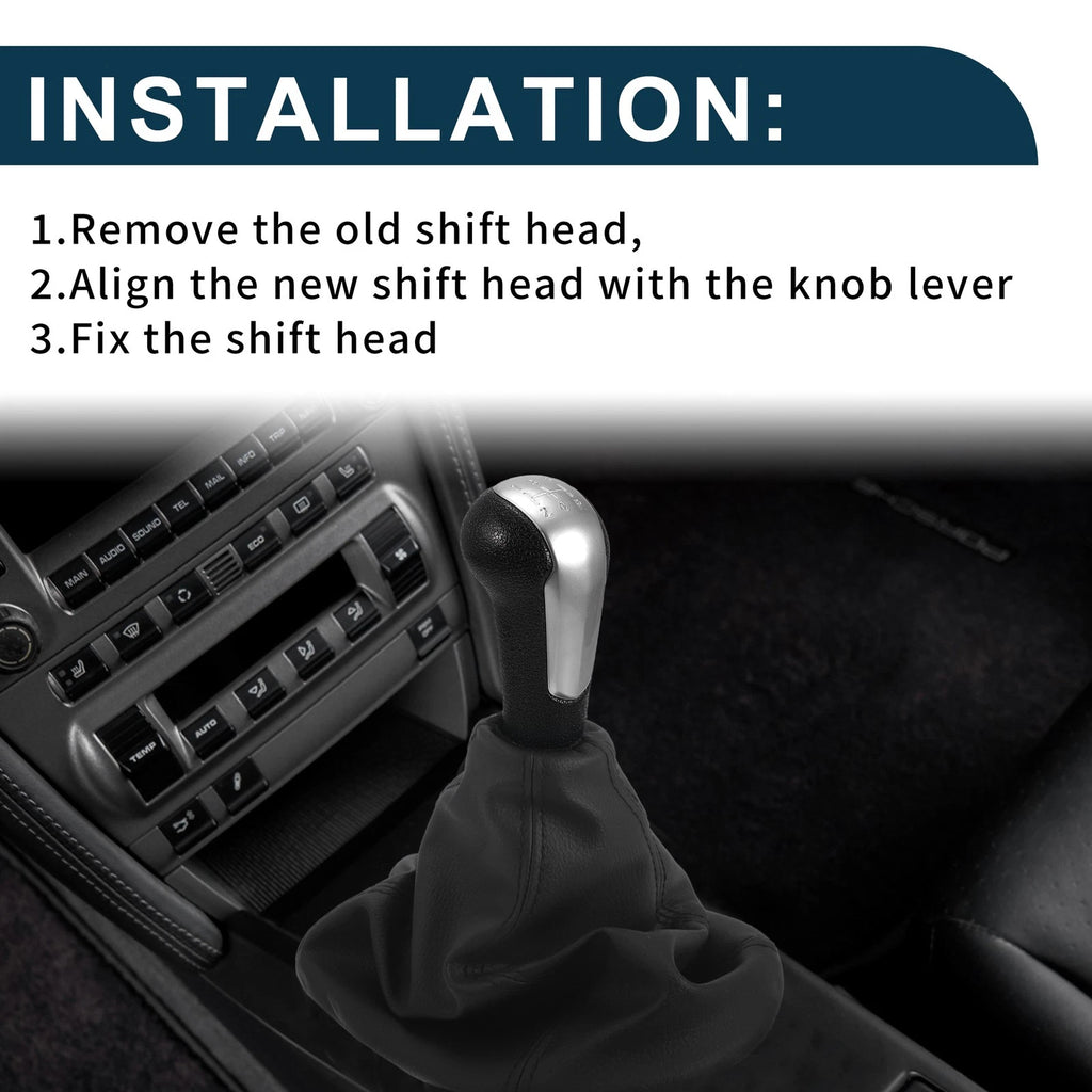 5 Speed Gear Shift Knob with Cover for Chevrolet Spark (2013–2022)