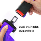Set of 2 Purple 4-Point Racing Seat Belt Harnesses for ATV