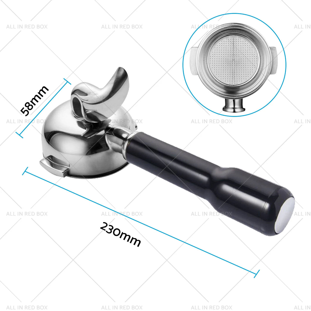 58MM Espresso Group Handle for E61 Expobar Gemilai Coffee Machine (2010–2023)