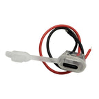 2-Pin Type C Input Socket with LED Light Plate for Universal Applications