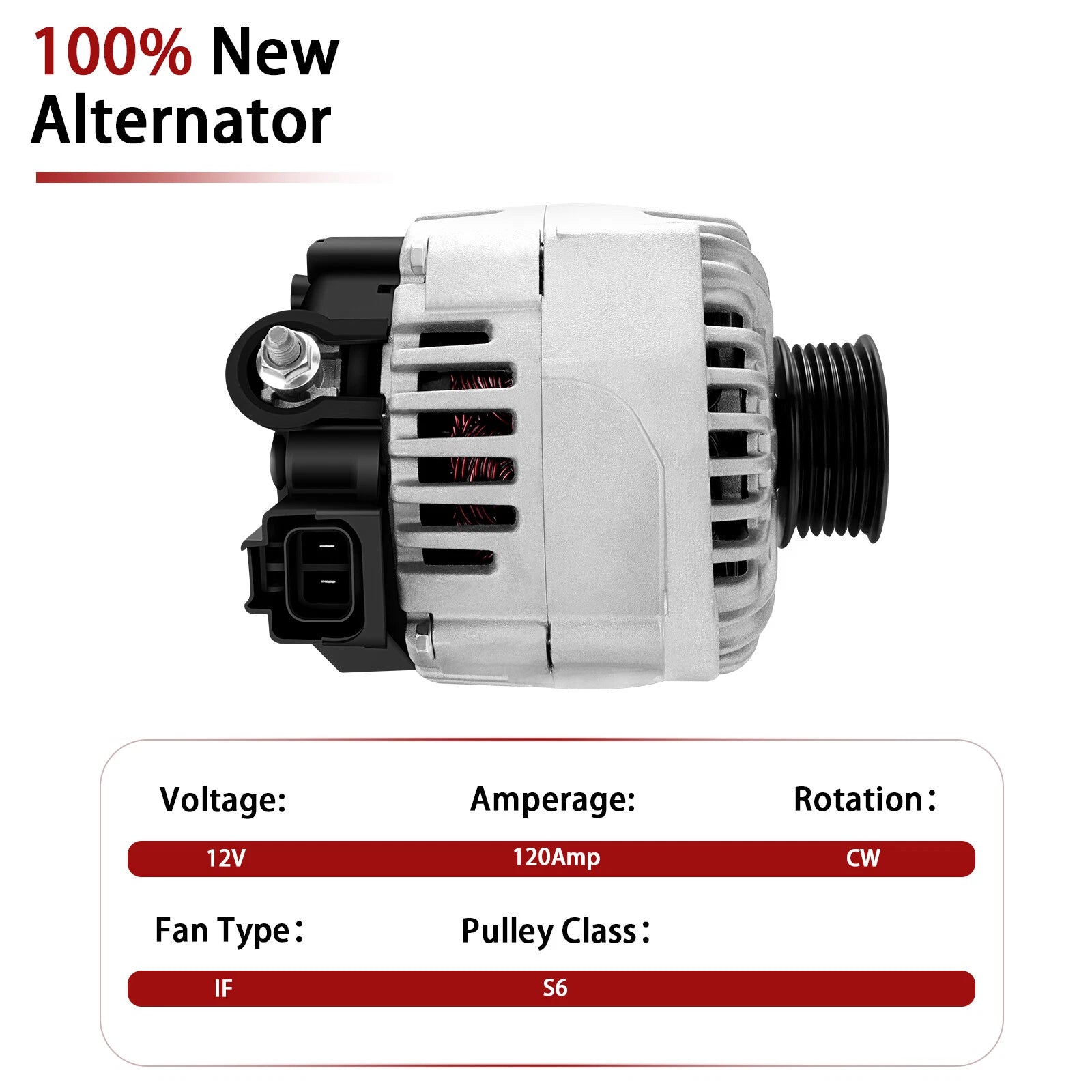 Alternator for Nissan Maxima 3.5L (2004-2008)