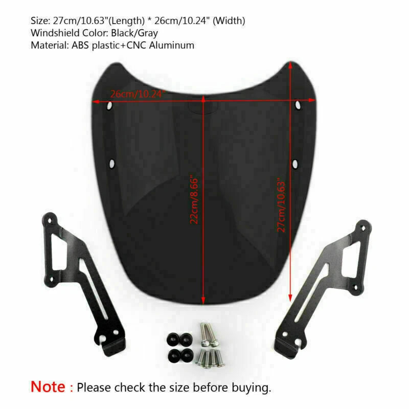 Windshield Wind Deflector for Ducati Scrambler (2015–2018)