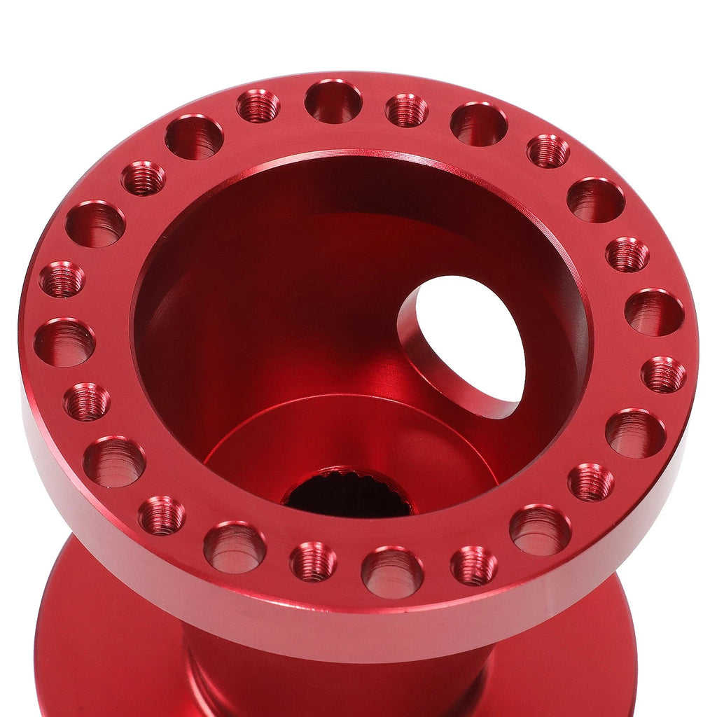 6-Bolt Aluminum Steering Wheel Hub Adapter for Ford F150-F350 Ranger (1992–1997)