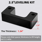 2.5" Front Leveling Lift Kit for Chevy Silverado 1500, GMC Sierra (2007-2019)