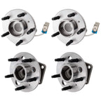 Set of 4 Wheel Hubs for Oldsmobile Chevrolet (Front & Rear)