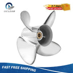 14.25 x 17 Stainless Steel Propeller for Mercury 135-300HP (15 Spline, RH)