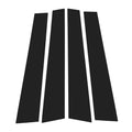 Set of 4 Door Pillar Window Trim for Lexus GS (2012–2019) Black