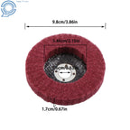 4 Inch Scour Flap Discs for Angle Grinder (Pack of 10, 180 & 320 Grit)