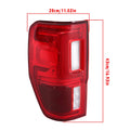 LED Brake Lamp Tail Light Rear Left Driver Assembly for Ranger (2019–2022)