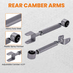 2Pcs Rear Upper Adjustable Camber Control Arm Kit for Chrysler Sebring (2007–2010)