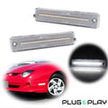 2X Clear White LED Front Side Marker Lights for Pontiac Sunfire (2000–2005)