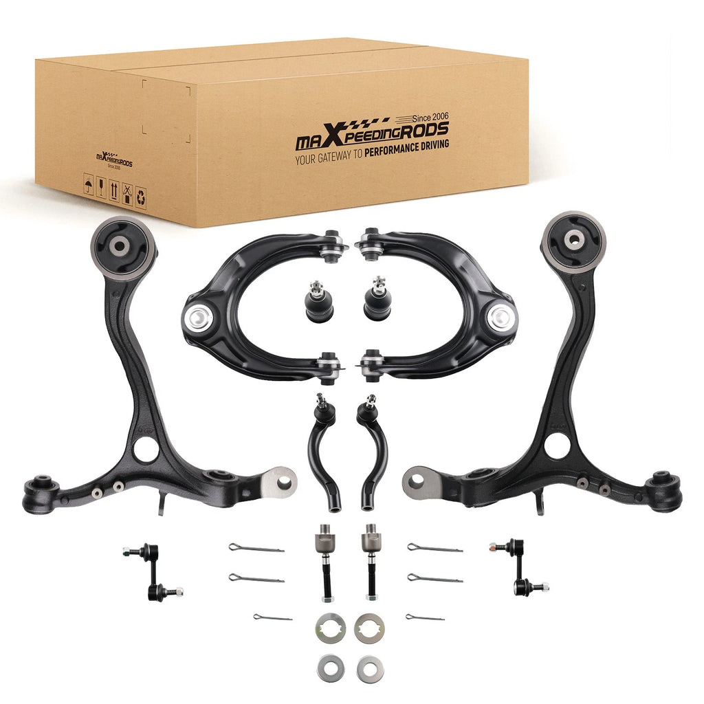 Set of 12 Front Upper Lower Control Arms for Honda Accord (2008–2012)