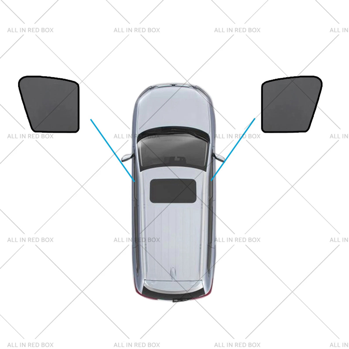 Magnetic Mesh Sun Blind Shades for Audi Q7 SQ7 (2015–2025)