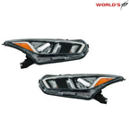 Set of 2 Halogen Headlamps for Nissan Versa (2020–2021) Chrome
