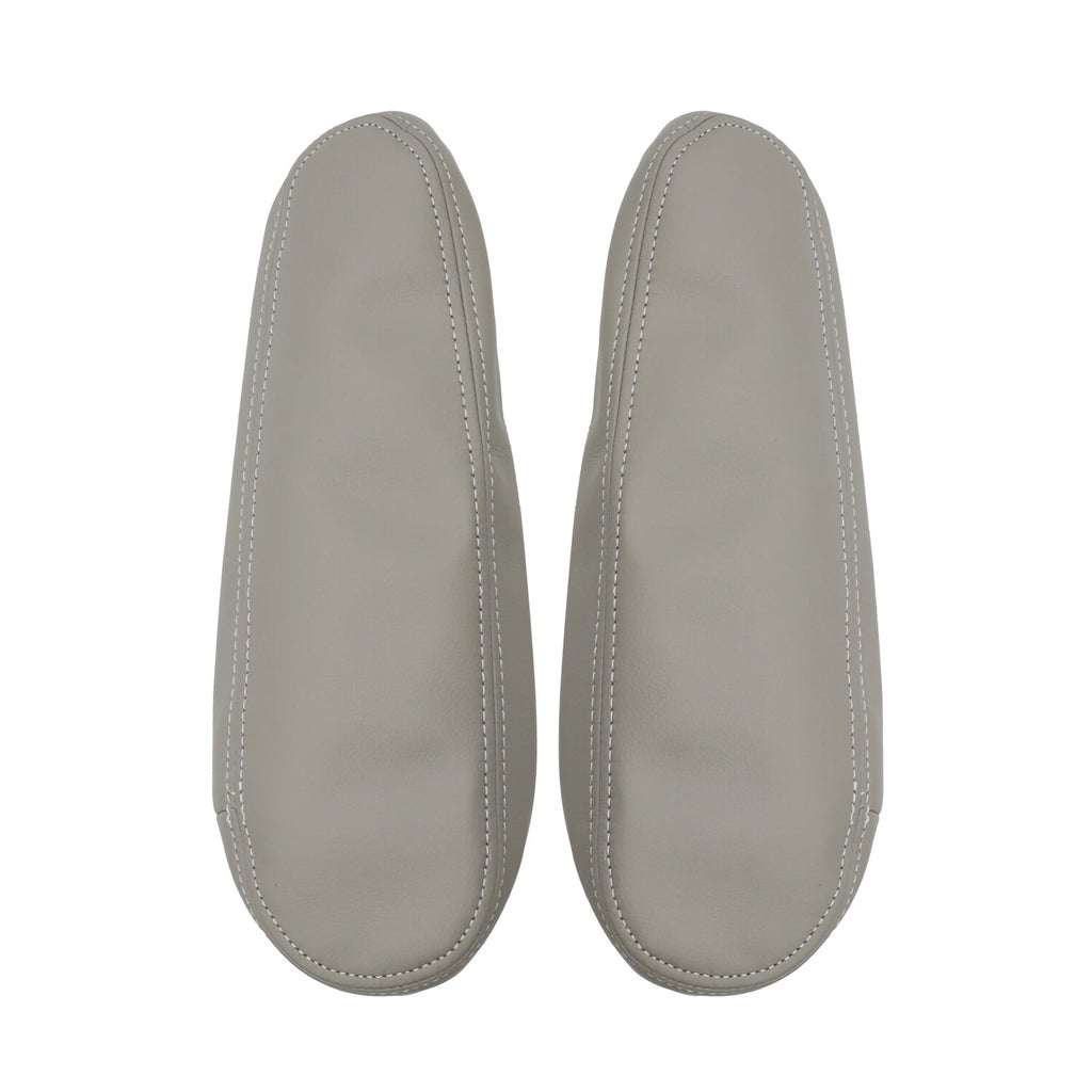 Set of 2 Gray Synthetic Leather Seat Armrest Covers for Toyota Sequoia (2001–2007)