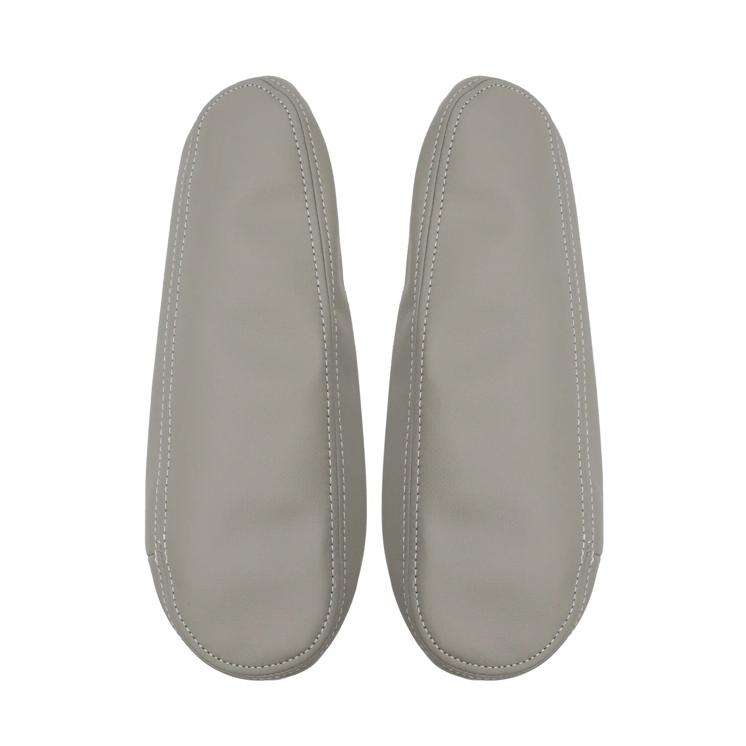 Set of 2 Gray Synthetic Leather Seat Armrest Covers for Toyota Sequoia (2001–2007)