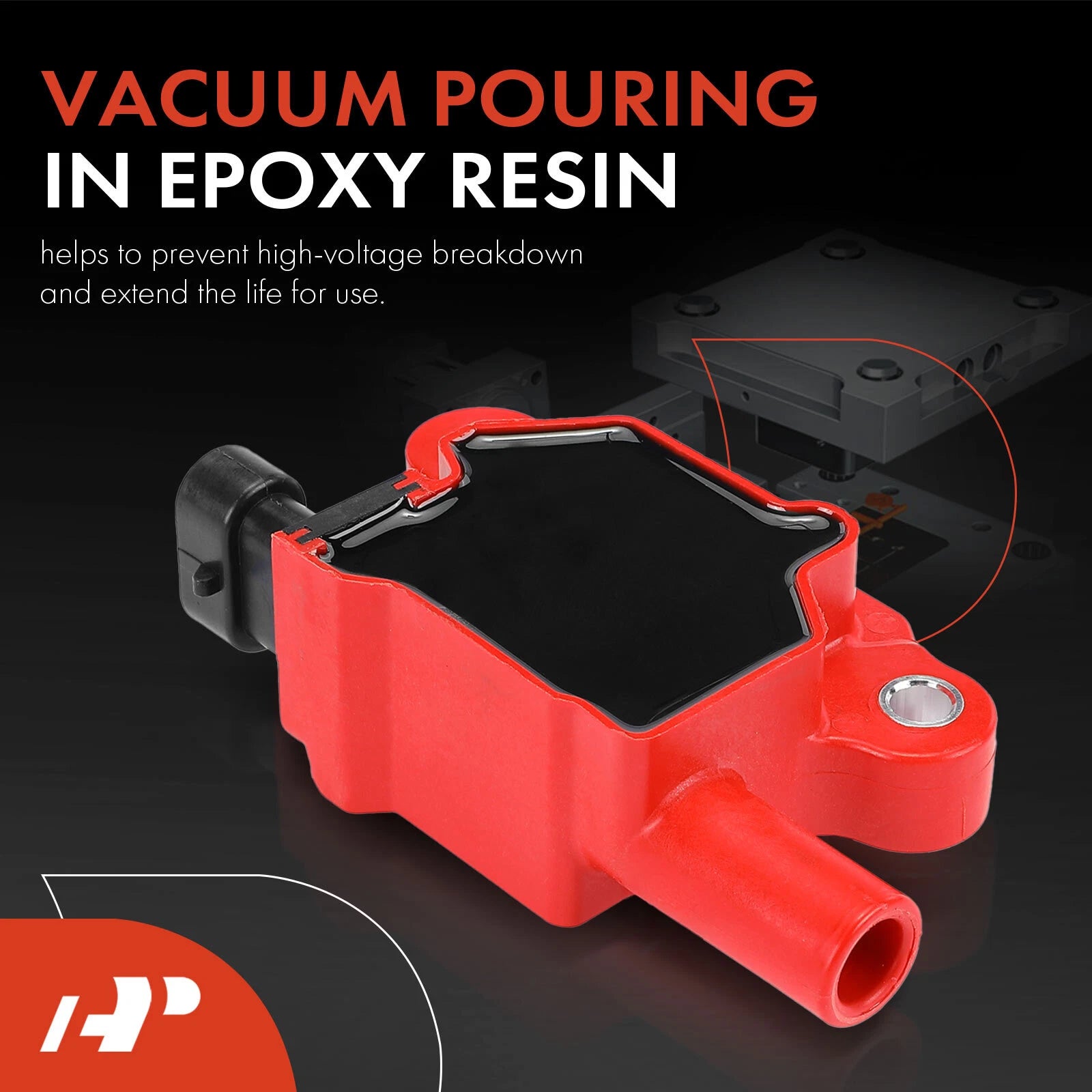 8x Red Ignition Coil for Chevrolet Silverado 1500 (2007-2013)