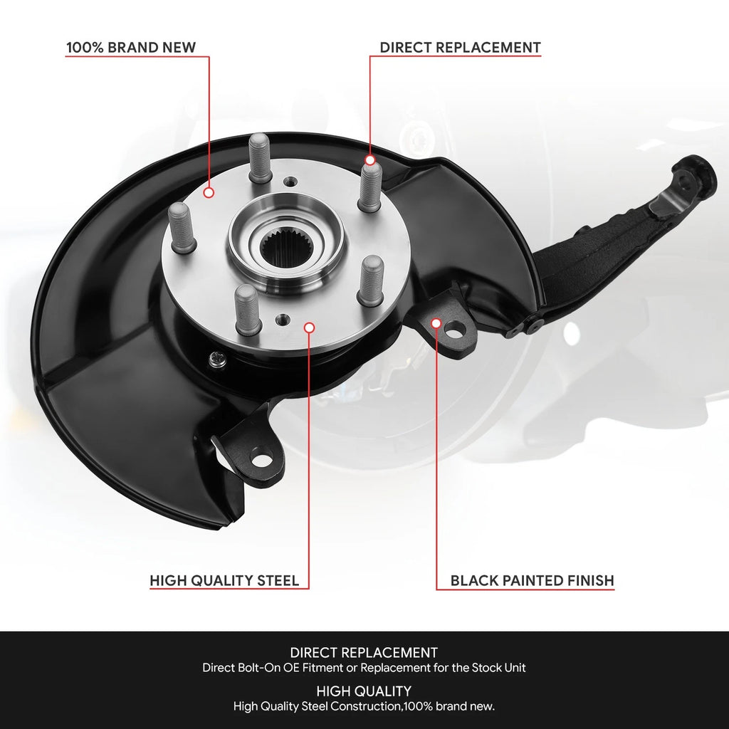 Loaded Wheel Bearing Knuckle for Honda Accord 2.4L (2003–2007)