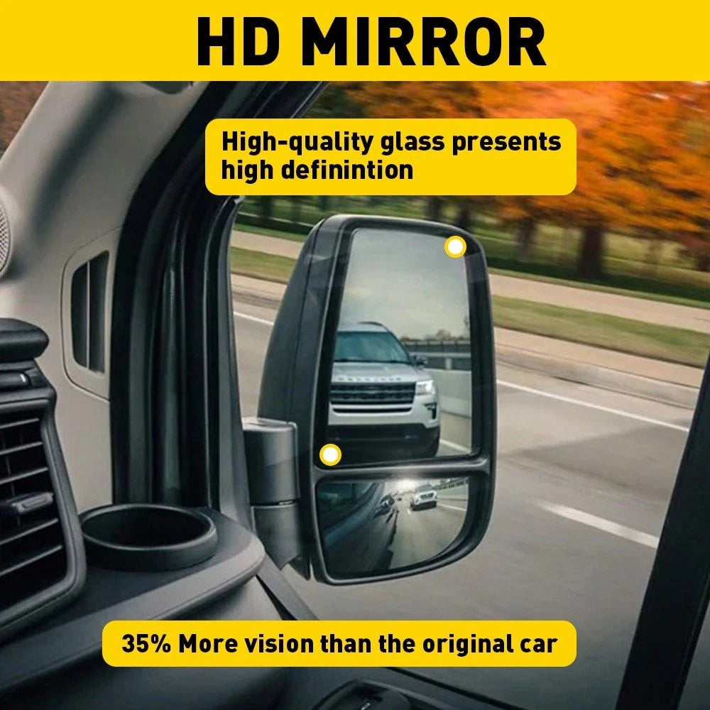 Heated Mirror Glass Upper Right Passenger Side for Ford Transit-150 (2015–2022)