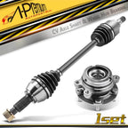 Front Left CV Axle Shaft + Wheel Hub Bearing for Nissan Altima (2013–2018)