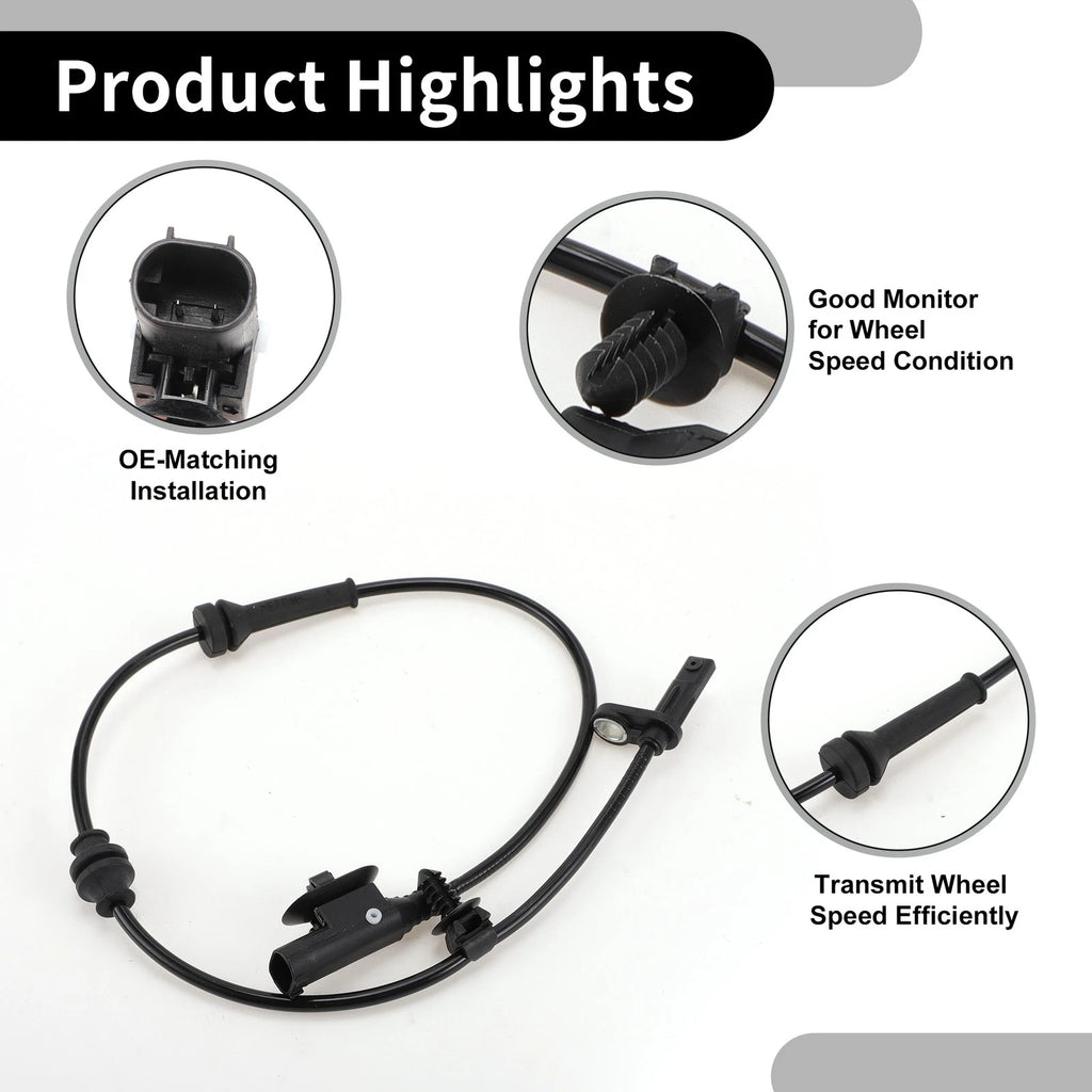 ABS Sensor No. 68194428AA for Dodge Dart (2013–2016) Rear Left/Right
