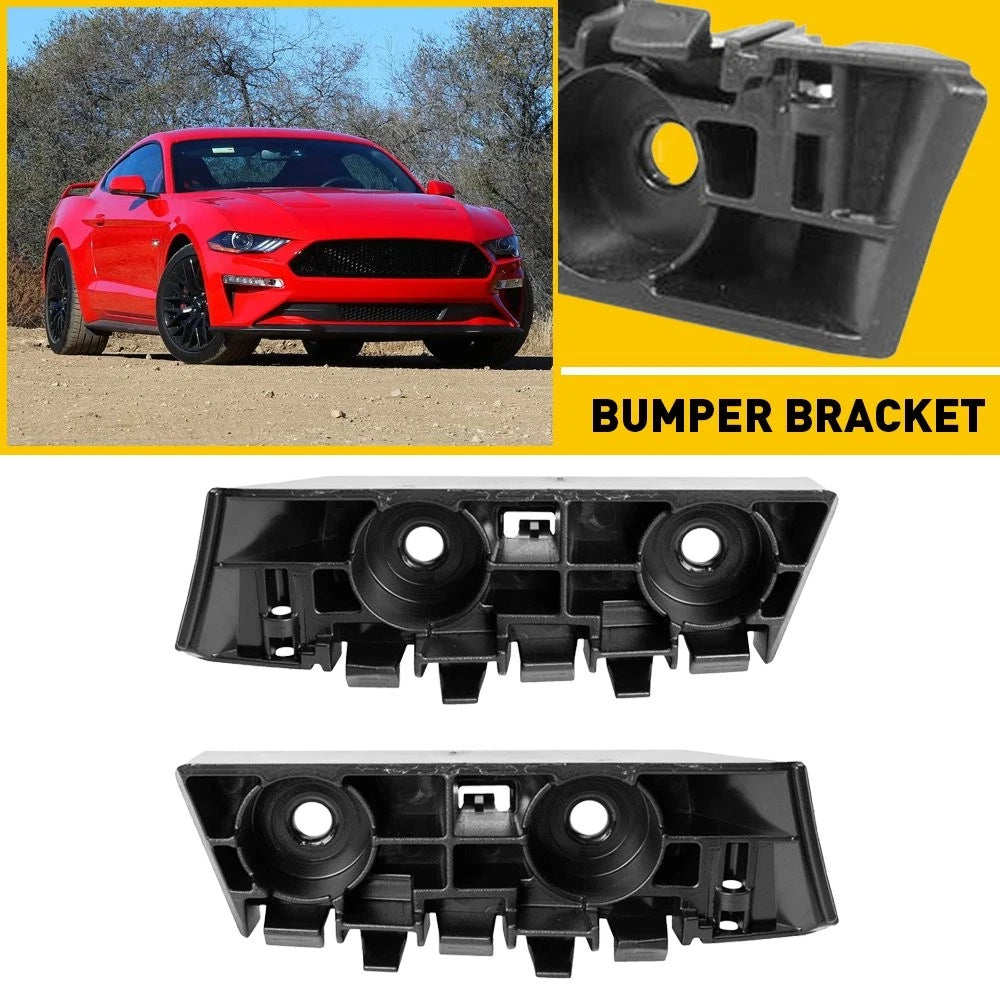 Set of 2 Front Bumper Brackets for Ford Mustang (2015–2017)